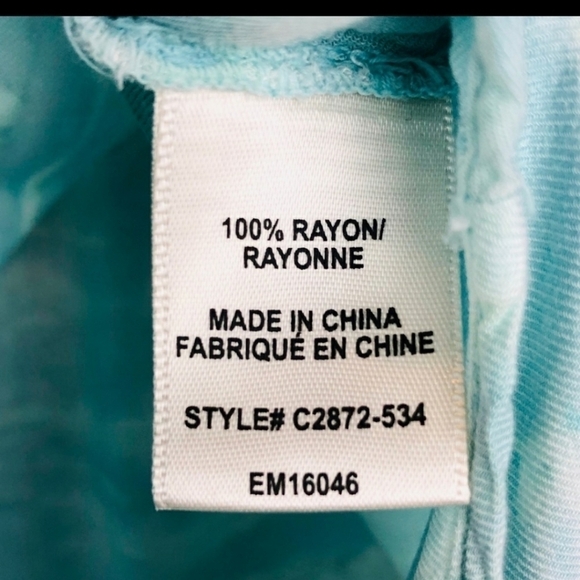 Cloth & Stone tie dye‎ blue sleeveless top blouse - Picture 2 of 8